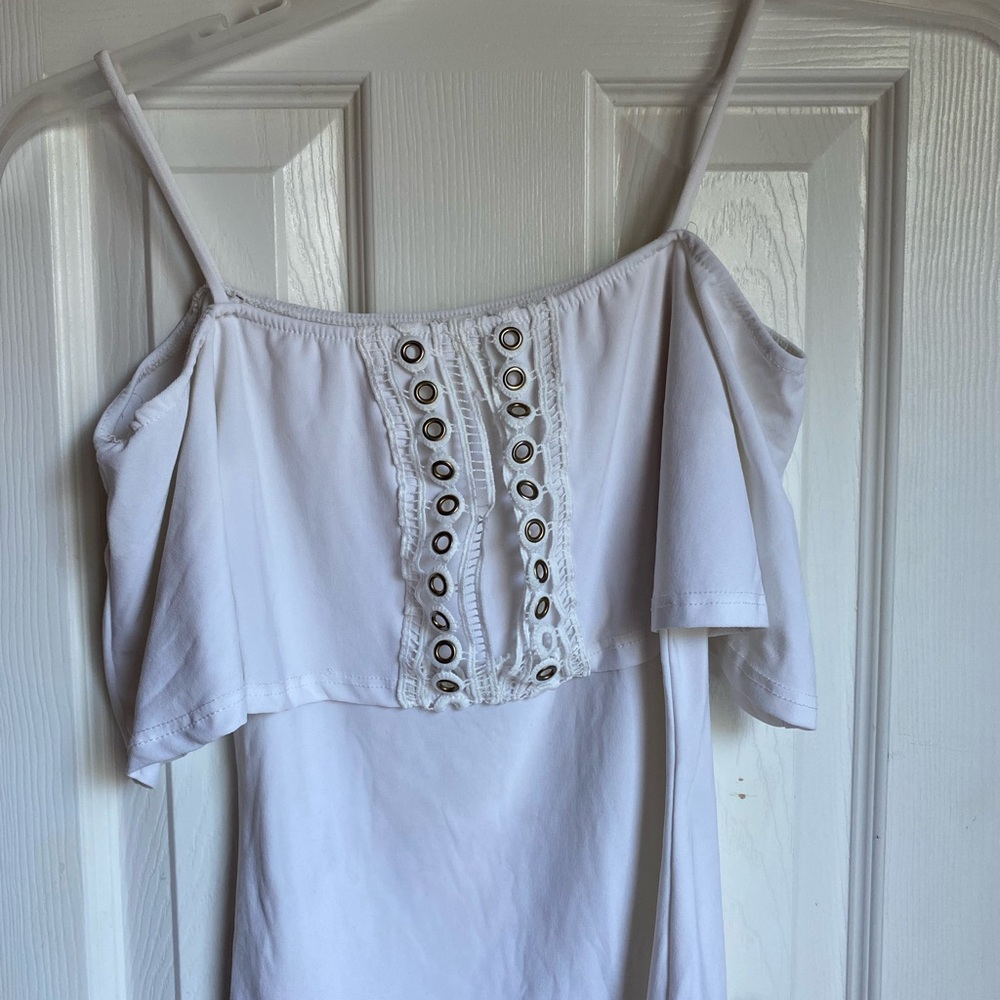 White Off shoulder Top